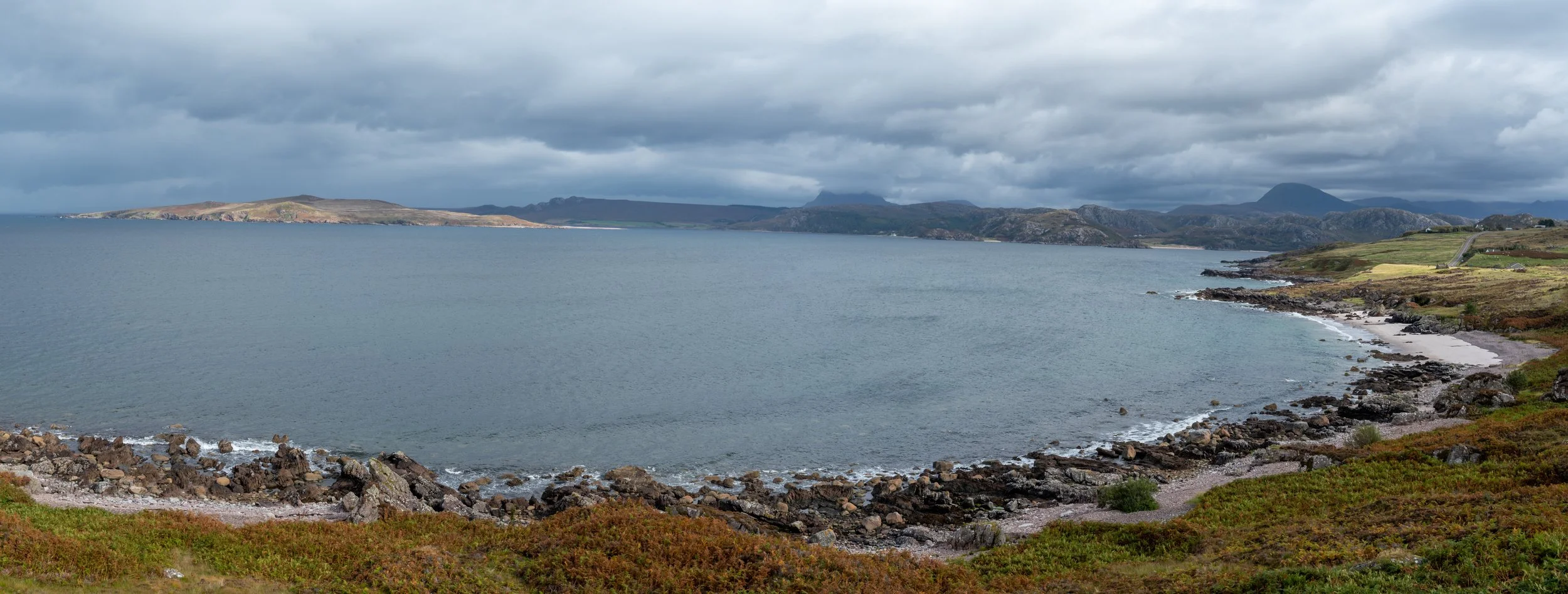 Mungasdale Beach towards the Summer Isles