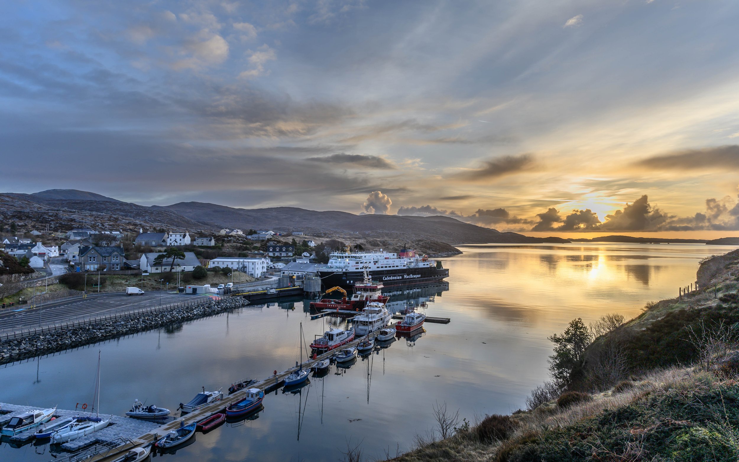 The Clansman ferry ready for the trip back to Skye