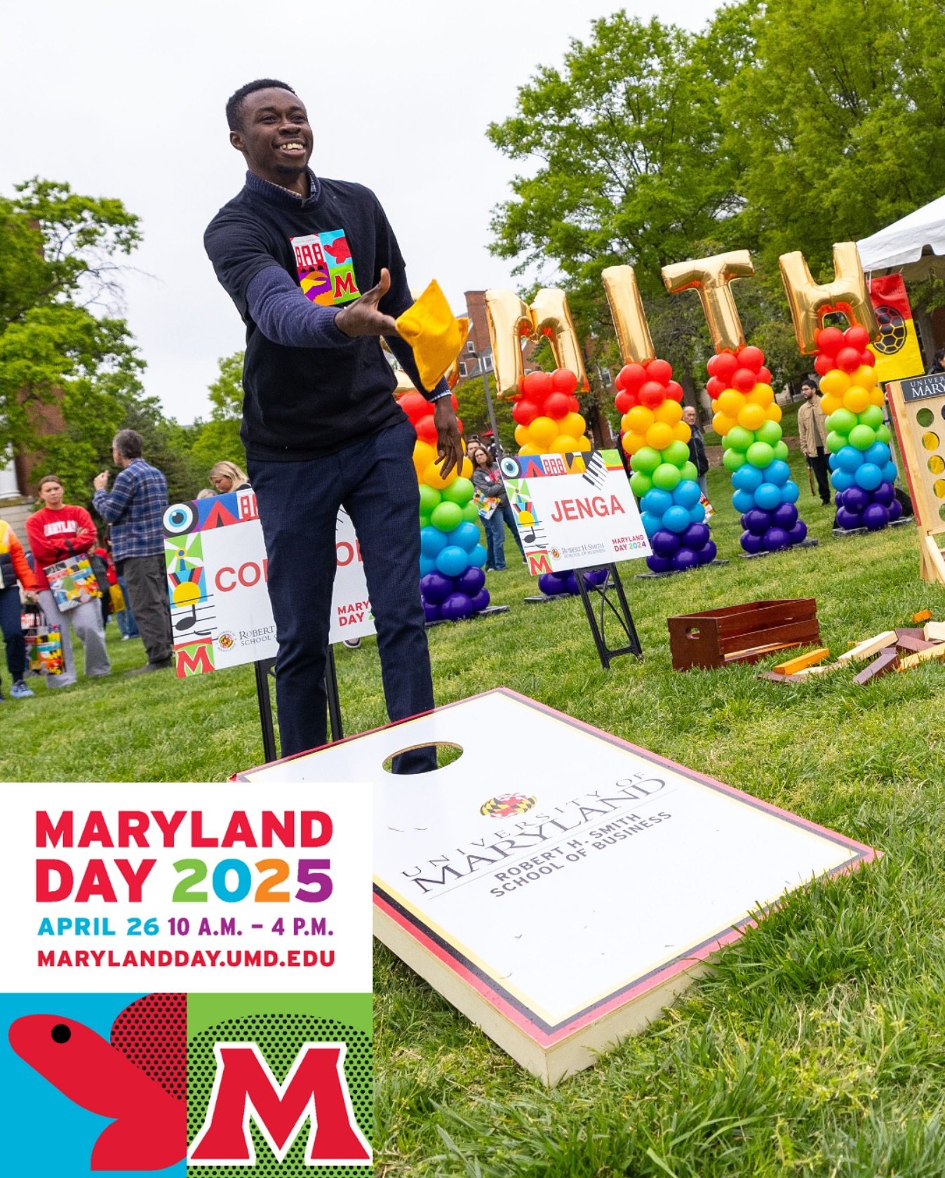 #MarylandDay is only 2 days away! Join us in College Park for a daylong celebration of discovery, fun and all things Smith and UMD 💛 marylandday.umd.edu