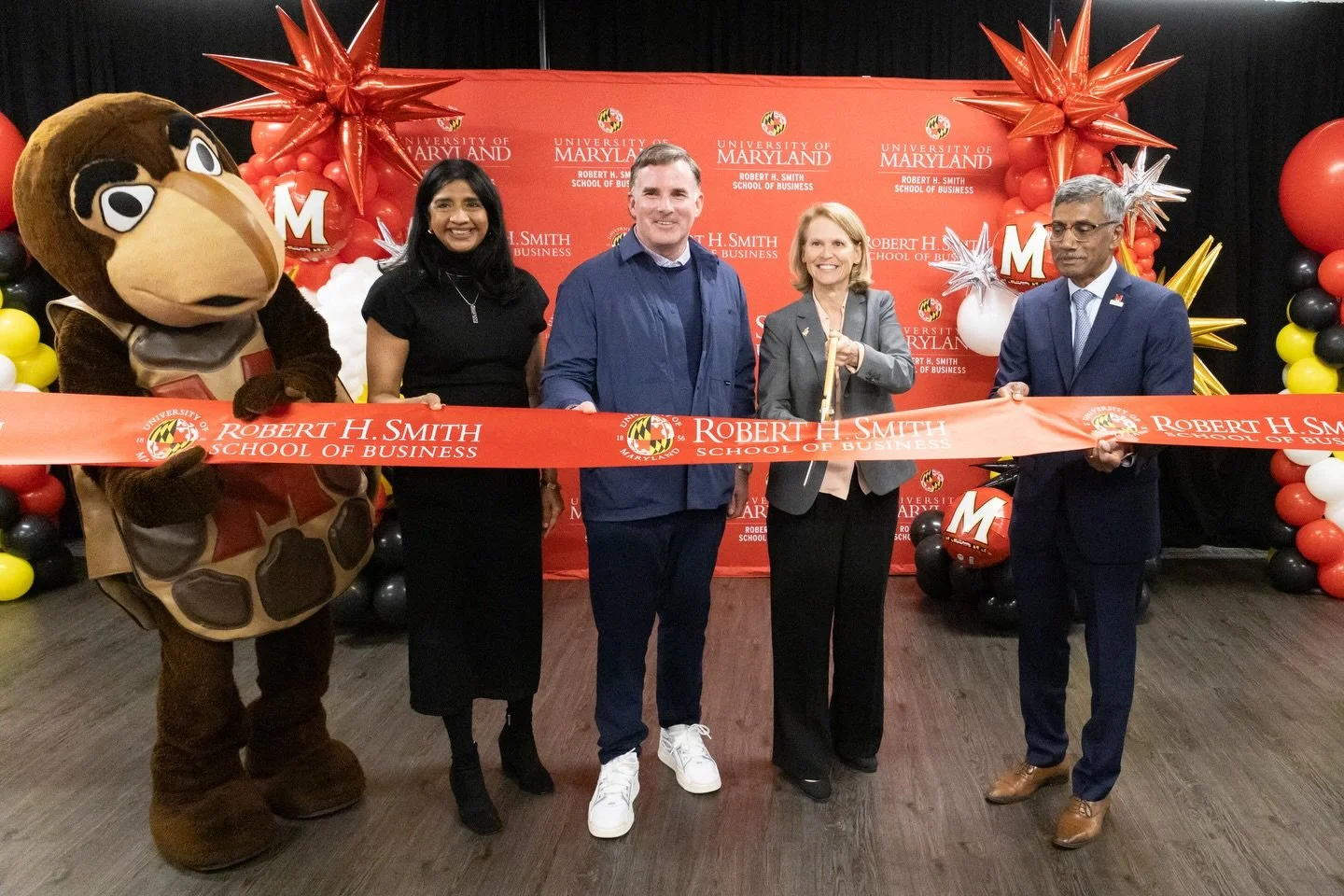 A new chapter in Baltimore 👏
The Smith School officially celebrated the opening of its new Baltimore Peninsula campus with a ribbon-cutting and community open house. Home to the Flex MBA program, the new space creates even more opportunities for wor