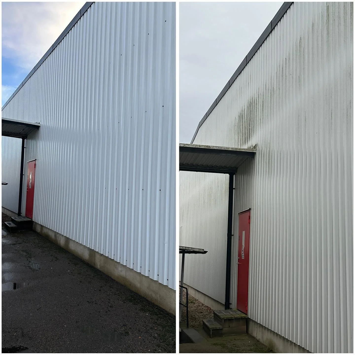 Vi startar veckan med fortsatt fasadtv&auml;tt🤩💪