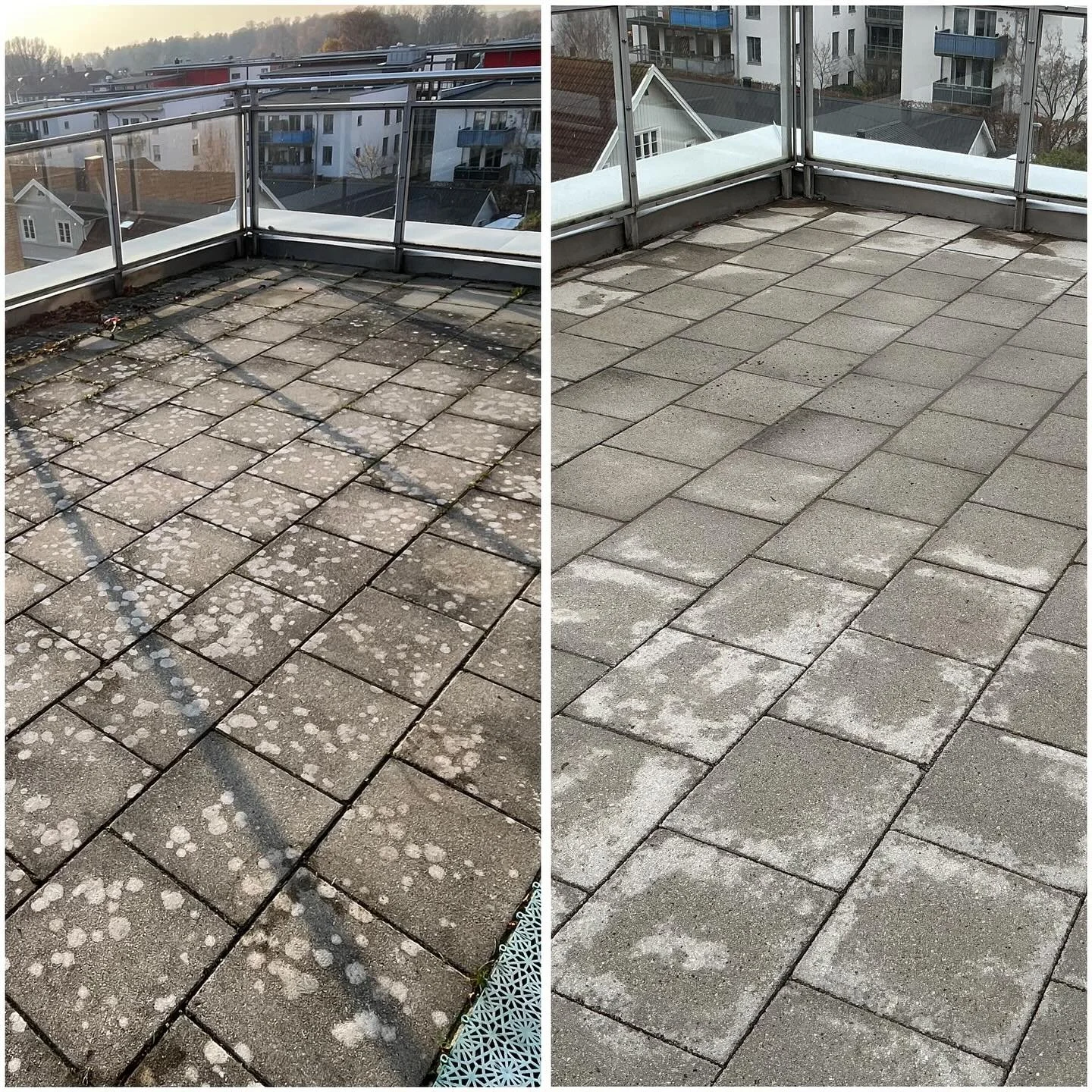 Nordiskt Rent g&ouml;r jobb p&aring; b&aring;de h&ouml;ga och l&aring;ga h&ouml;jer. Bor du i en l&auml;genhet och vill fr&auml;scha upp din uteplats? Kontakta d&aring; oss p&aring;:
📞 076 611 20 02
📧 kontakt@nordisktrent.com