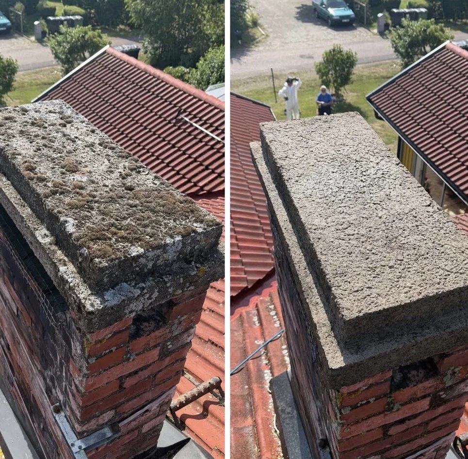 Stentvätt utförd i Halmstad av Nordiskt Rent AB – rengjord och fräsch stenbeläggning