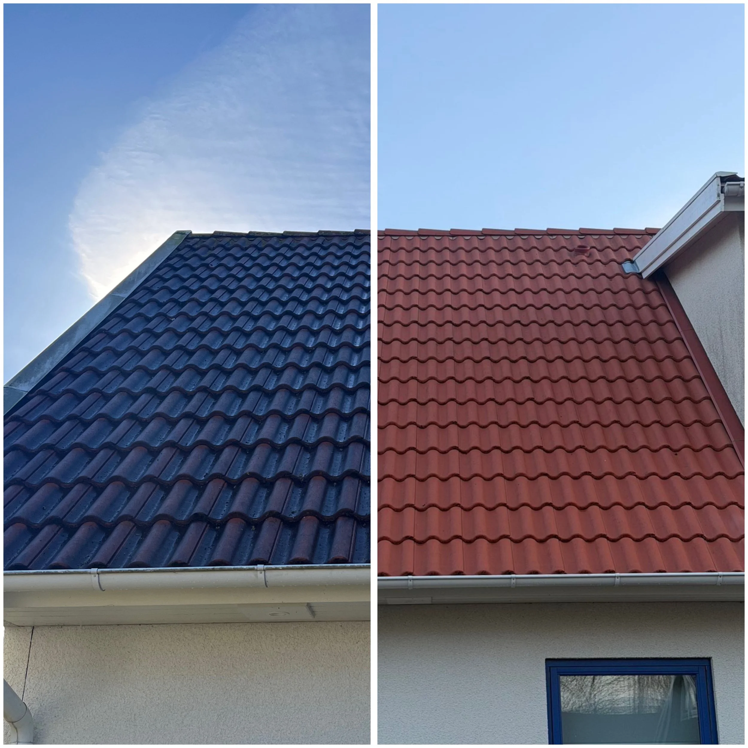 Taktvätt av betong-tak utfört av Nordiskt Rent AB