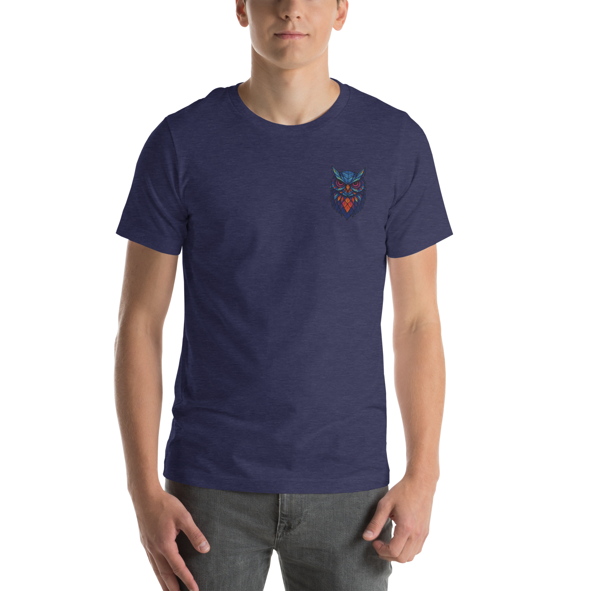 unisex-staple-t-shirt-heather-midnight-navy-front-680d657dc5ba9.png