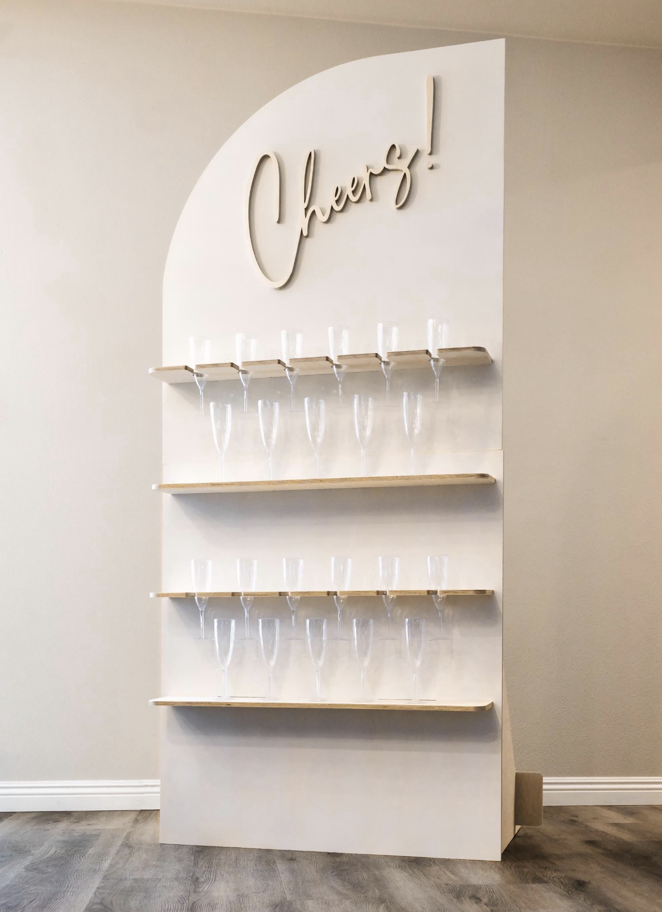The LUXE Champagne Wall