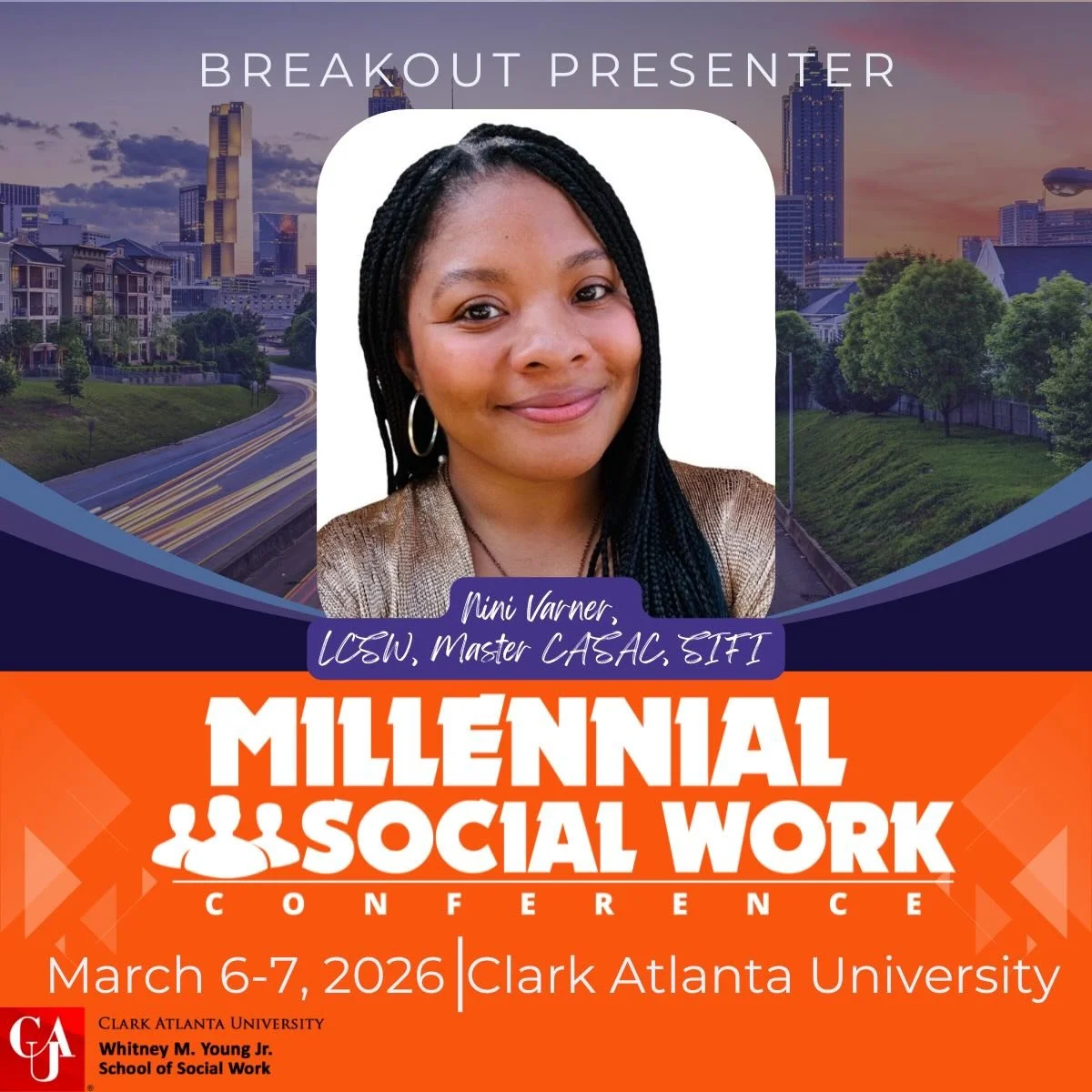 Excited to share that I&rsquo;ll be presenting at the Millennial Social Work Conference in Atlanta next week ! 

My session, Self-Medication Nation, explores how addiction shows up in everyday social work practice and how professionals can respond wi