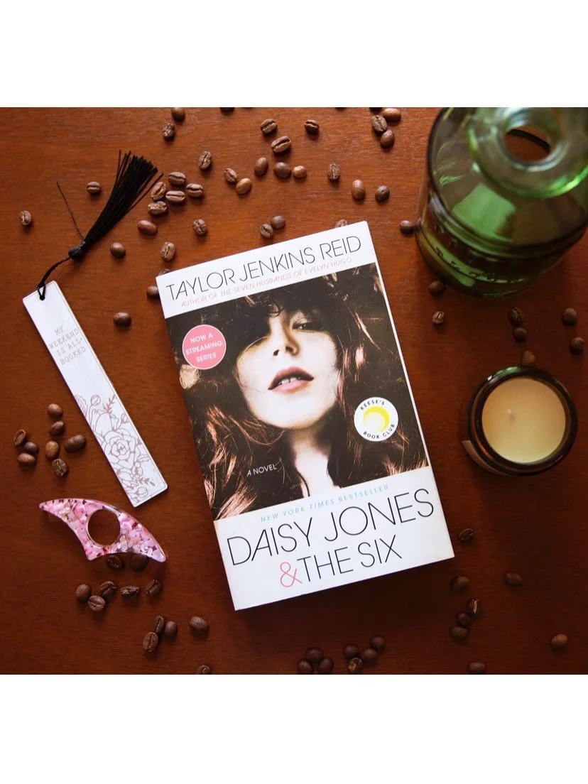 🎸✨ Our May Bookmark Box is officially here!

Inspired by Daisy Jones &amp; The Six by Taylor Jenkins Reid, this month&rsquo;s box is all about keeping up with rock-and-roll energy, messy band drama, and the kind of story you can&rsquo;t put down.

I