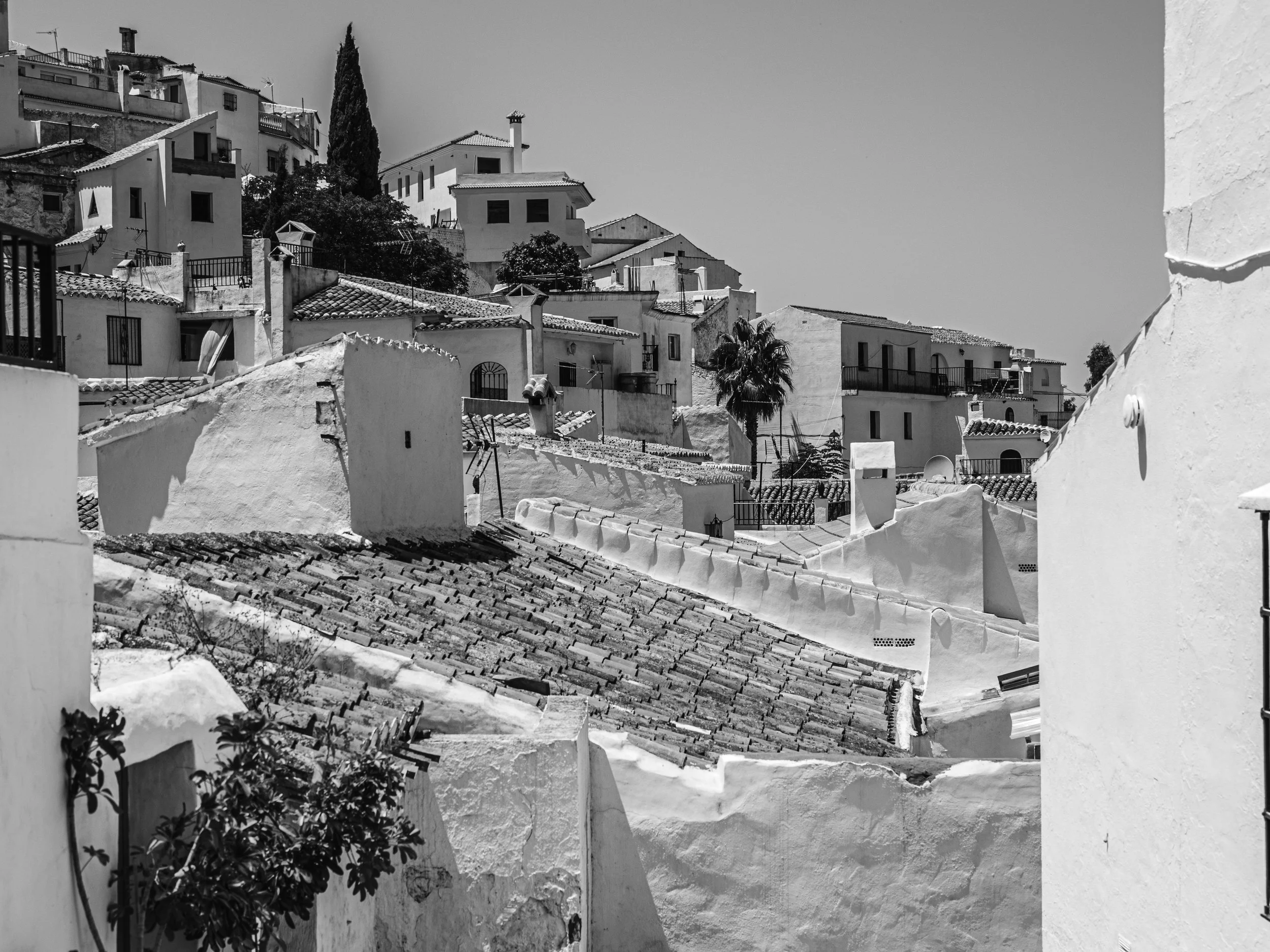 Rooftops in Comares, Spain - July 2025