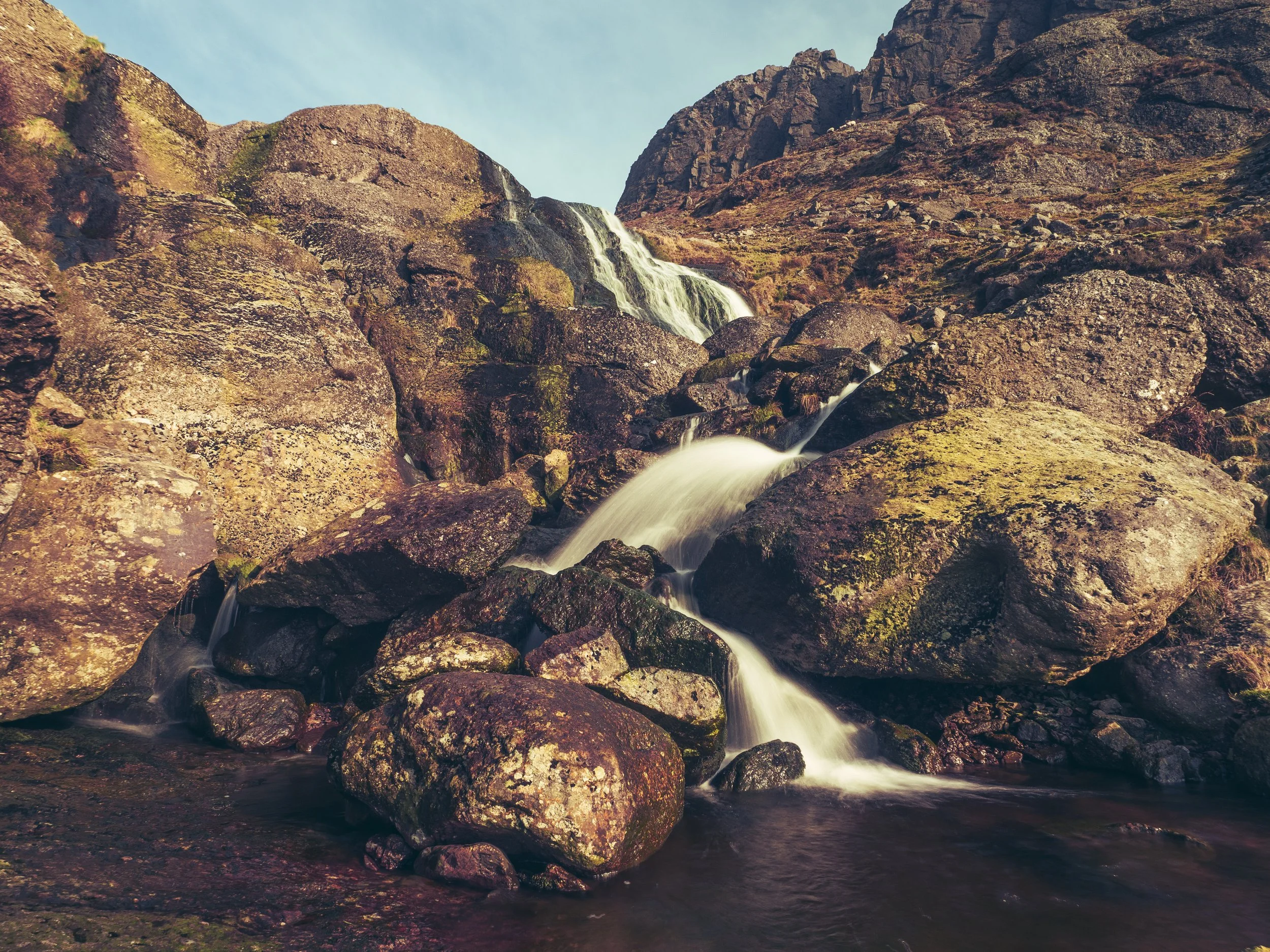 Lower cascade at Mahon Falls - March 2026