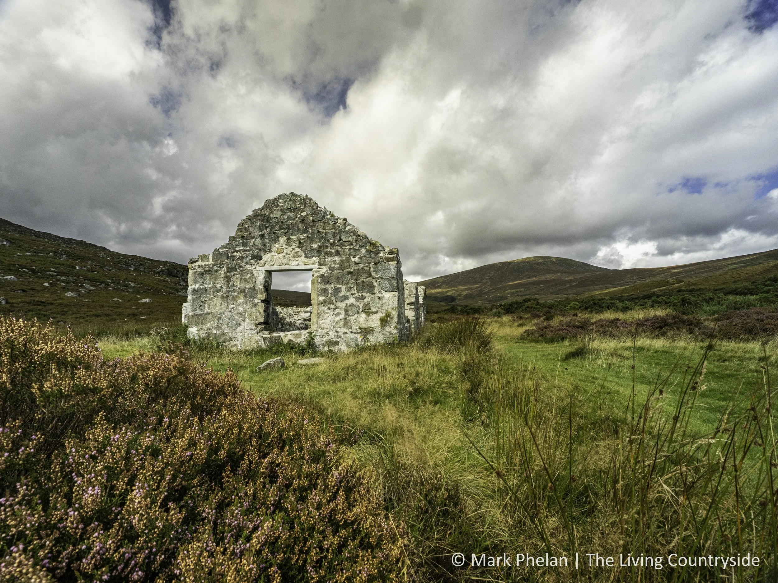 The old steel works building Glendassan, Wicklow.