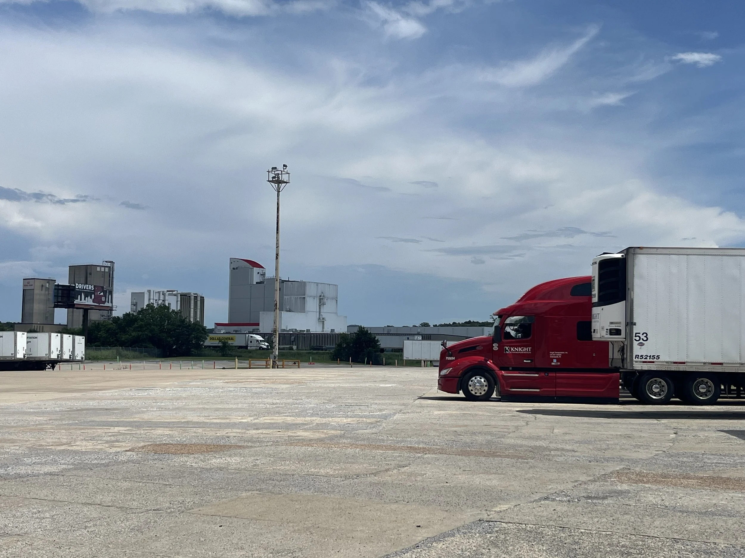 At Lebanon, TN terminal.