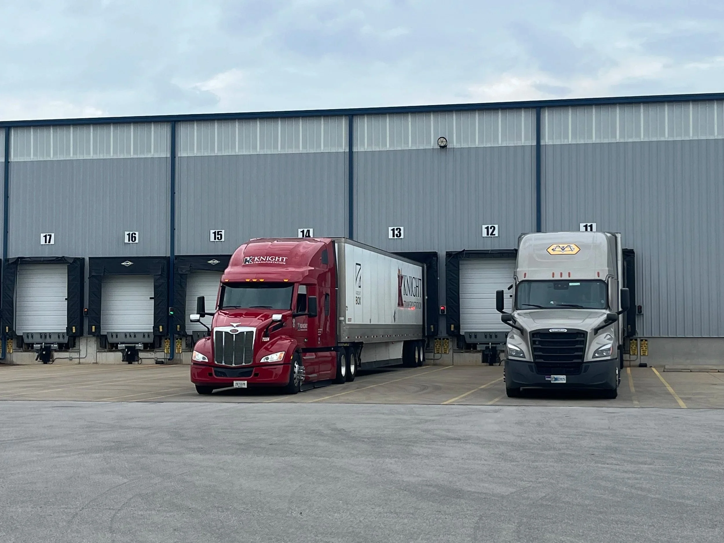 Waiting to be unloaded.