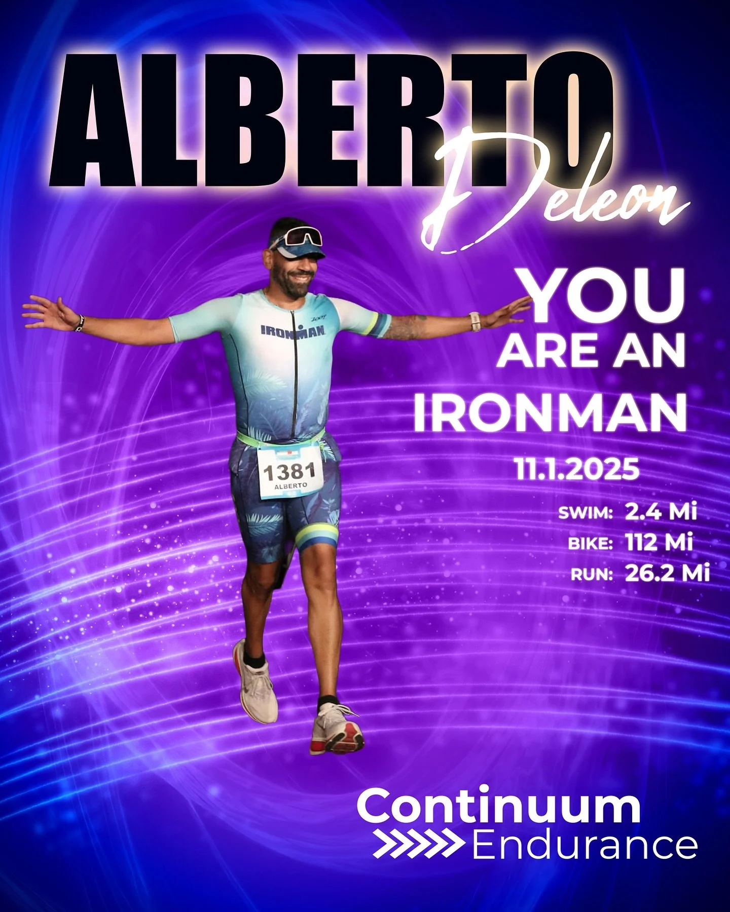 📍IRONMAN Florida
📆 November 1st, 2025
🏁 140.6 miles in the books.

Alberto lives and works in the heart of NYC. Full-time career. Long hours. Big responsibilities.

And somehow&mdash;he made the space to train for a his first full @ironmantri  IRO