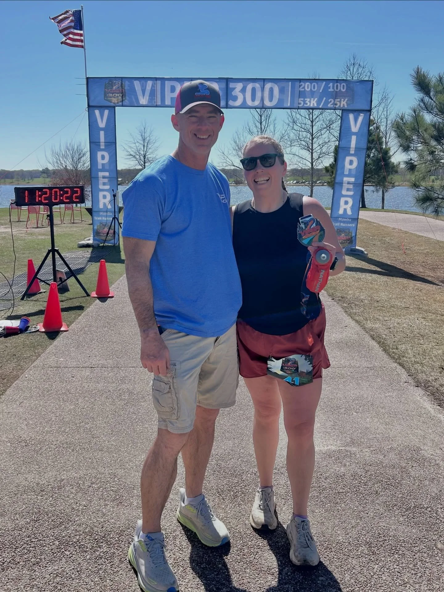 @aprylrydl finished an incredible weekend of running with a 53K followed by A 25K.  Yes, a 25 right after the 53&hellip; 🤯Apryl overcame injuries and surgery to train for these races all while balancing a full time mom load! Keep an eye on her as sh