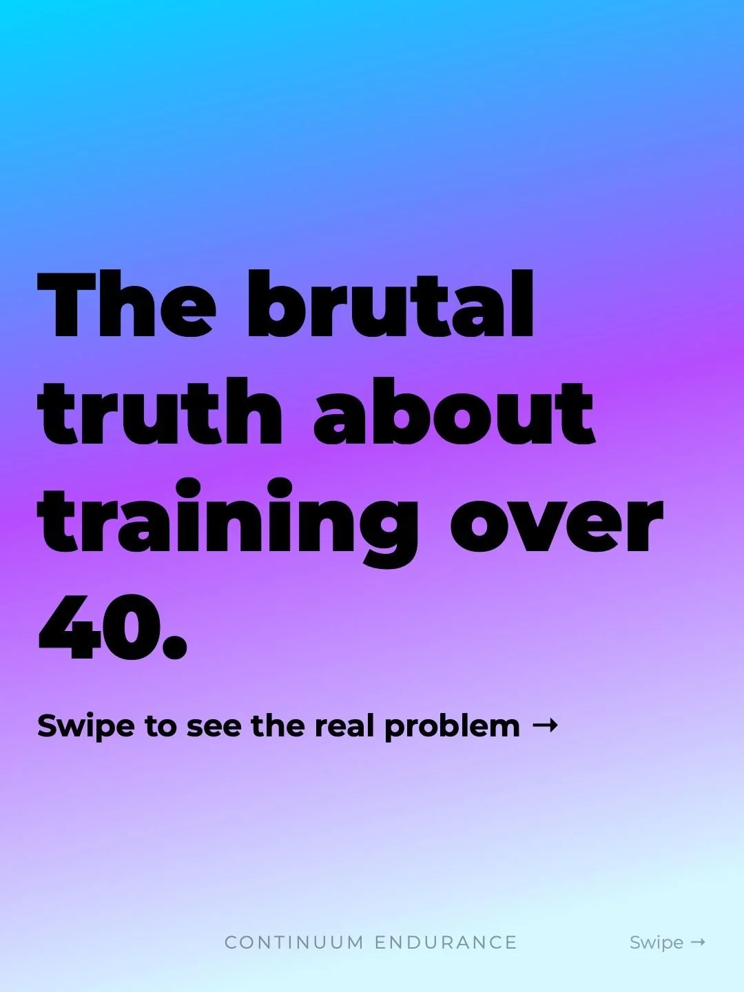 Training in your 40s isn't about slowing down. It's about getting smarter.

The 'grind harder' culture fails the time-crunched athlete. It ignores the realities of work, family, and the physiological shifts that come with age.

Sustainable performanc