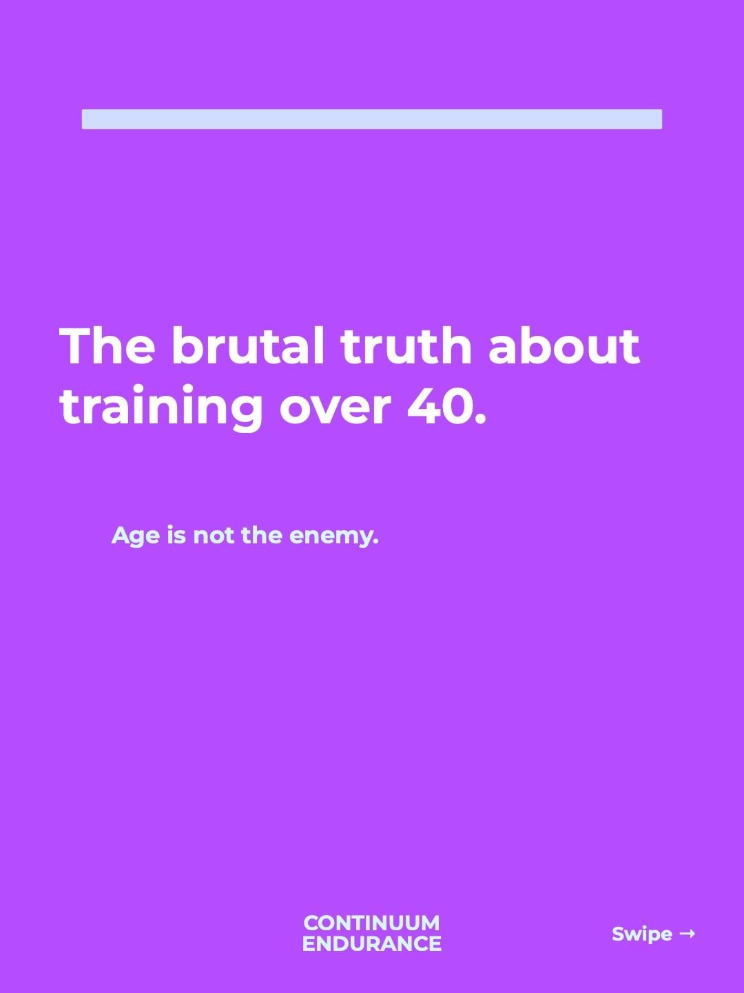 Training in your 40s isn't about slowing down. It's about getting smarter.

The 'grind harder' culture fails the time-crunched athlete. It ignores the realities of work, family, and the physiological shifts that come with age.

Sustainable performanc
