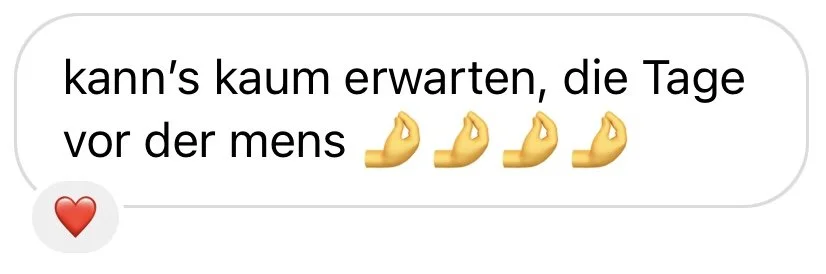 Screenshot 6 - Freude auf die Tage vor der Menstruation