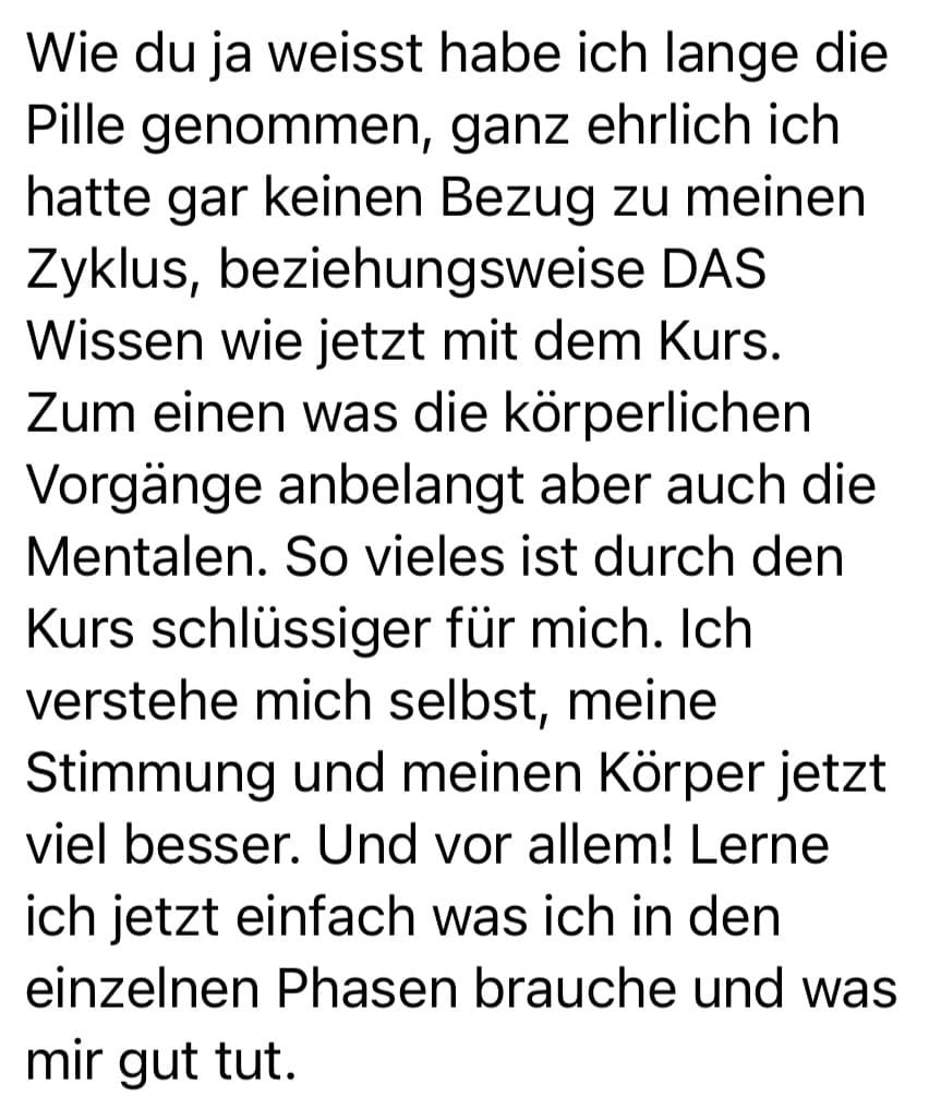 Screenshot 8 - Absetzen der Pille, stattdessen natürliche Verhütung