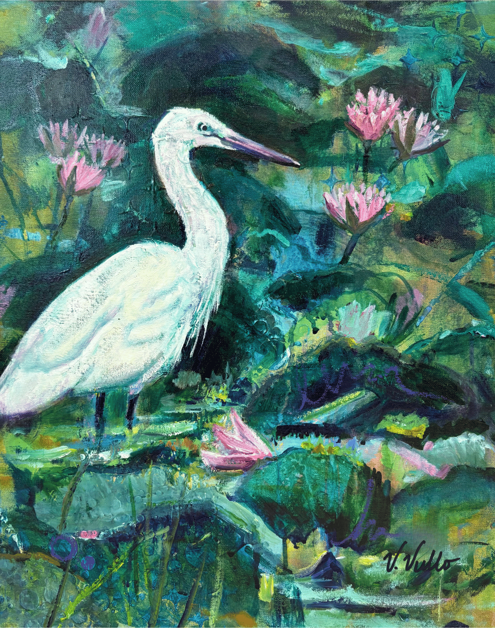 Among the Lotus Blossoms