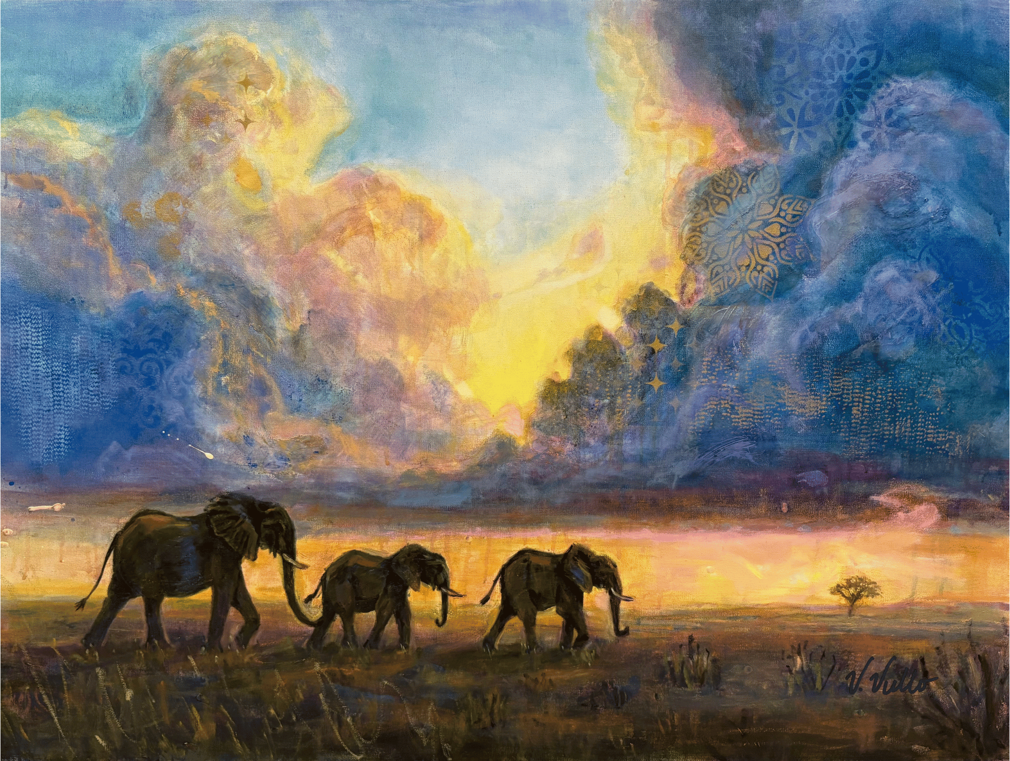 Journey Under Sapphire Skies