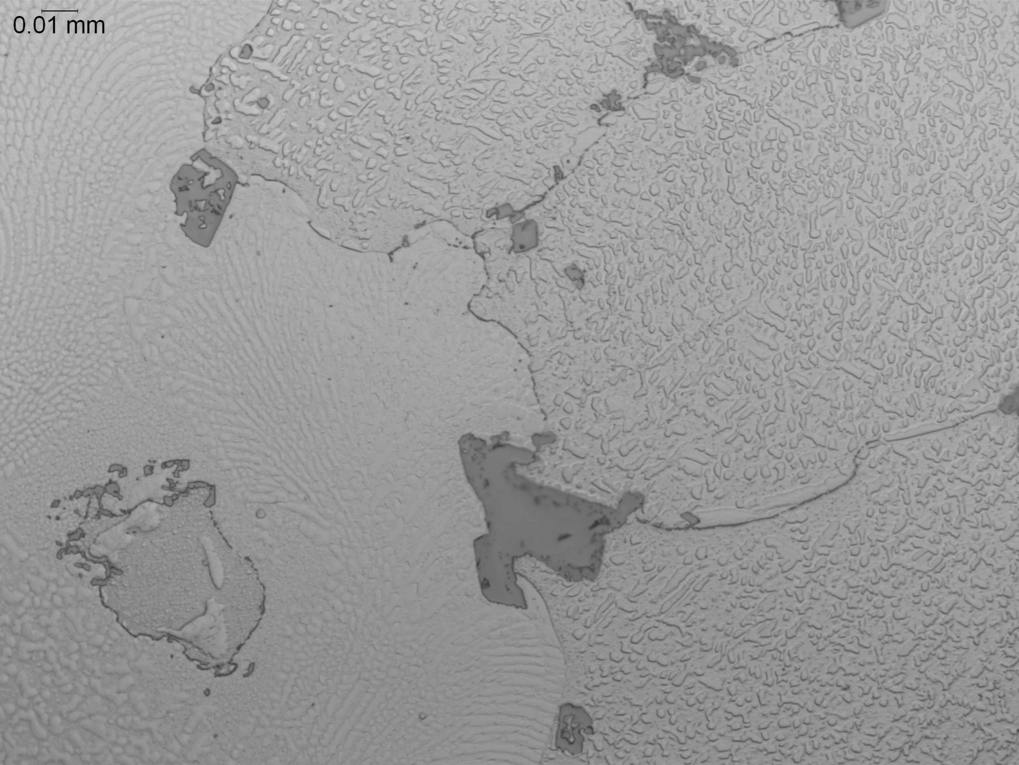 MAR-M-247 Superalloy, metallographic microstructural evaluation analyzing gamma-prime precipitate volume fraction, interdendritic eutectic islands, and MC carbides per ASTM E3 under ISO 17025 accredited laboratory standards.
