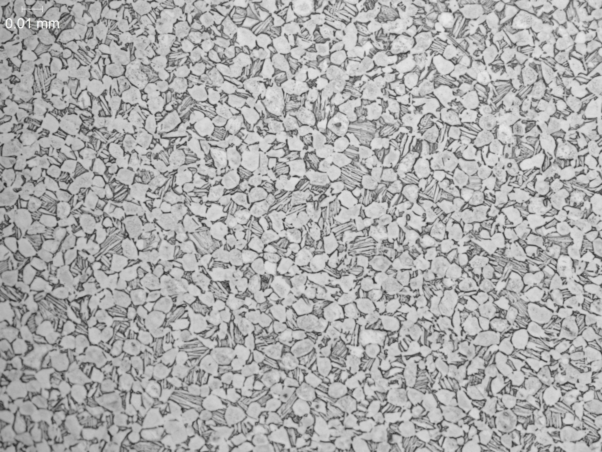 Titanium 6Al-4V Alpha-Beta Alloy, metallographic microstructural evaluation analyzing alpha-beta phase morphology, grain size, and microstructural distribution per ASTM E3 and ASTM E112 under ISO 17025 accredited laboratory standards.
