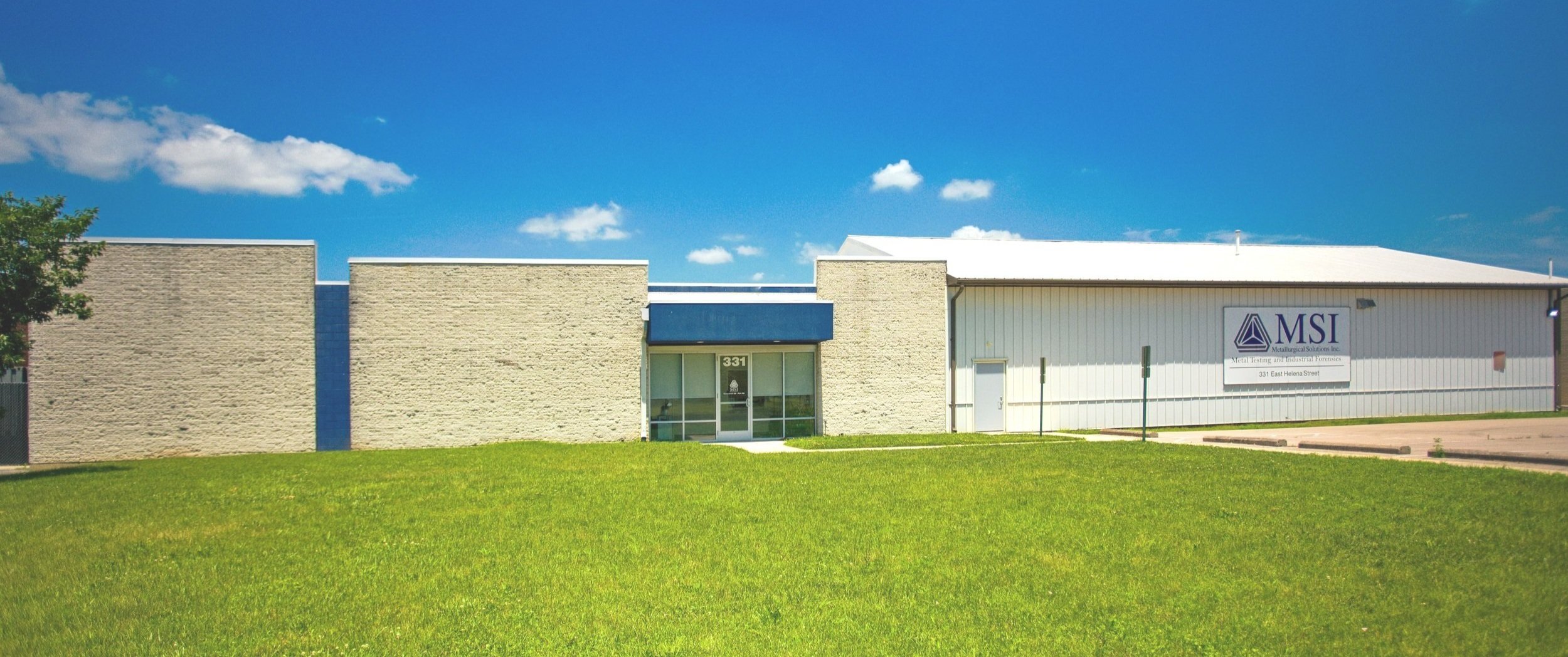 Metallurgical Solutions, Inc. MSI Lab Exterior building view