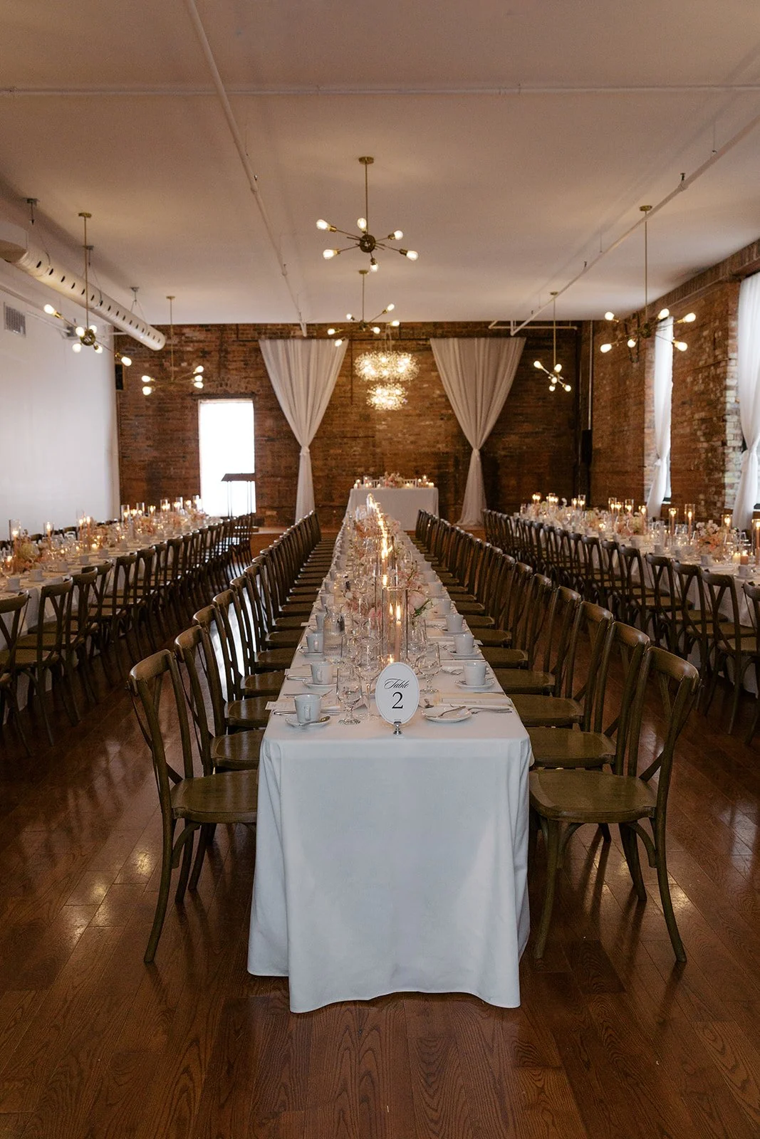Sonia and Josh's summer wedding reception at The Spice Factory