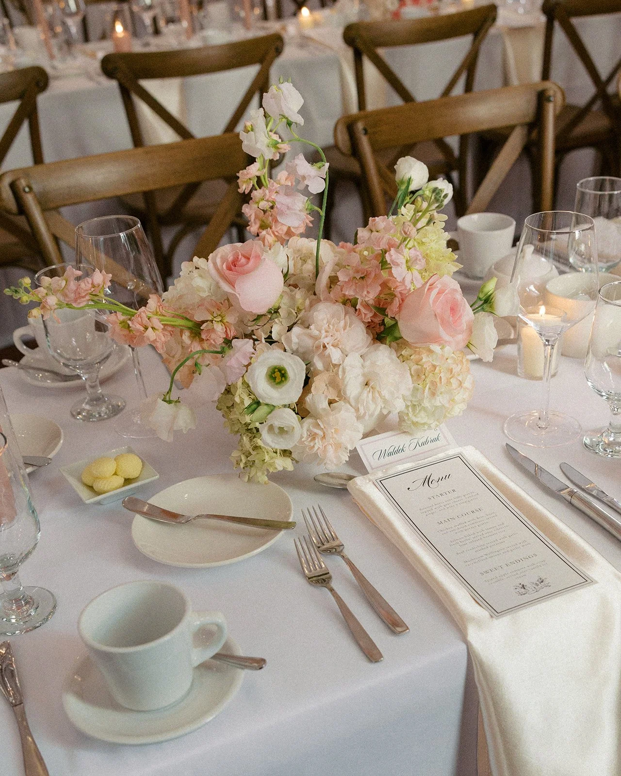 Sonia and Josh's summer wedding reception at The Spice Factory