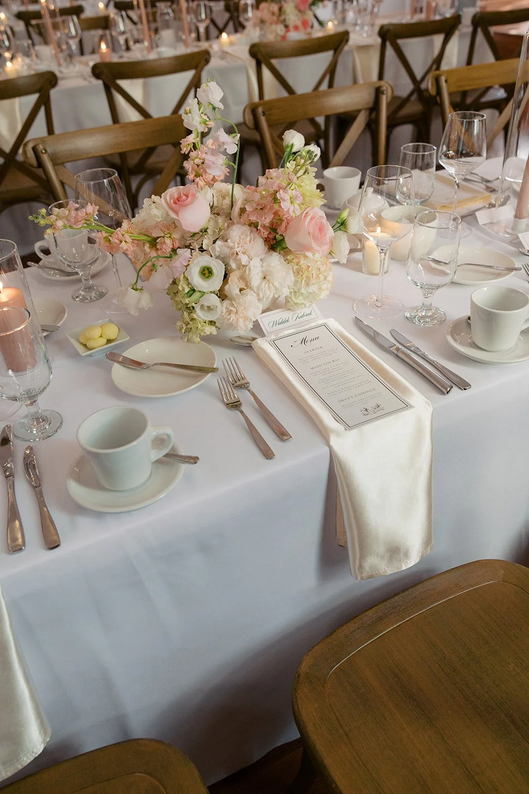Sonia and Josh's summer wedding reception at The Spice Factory