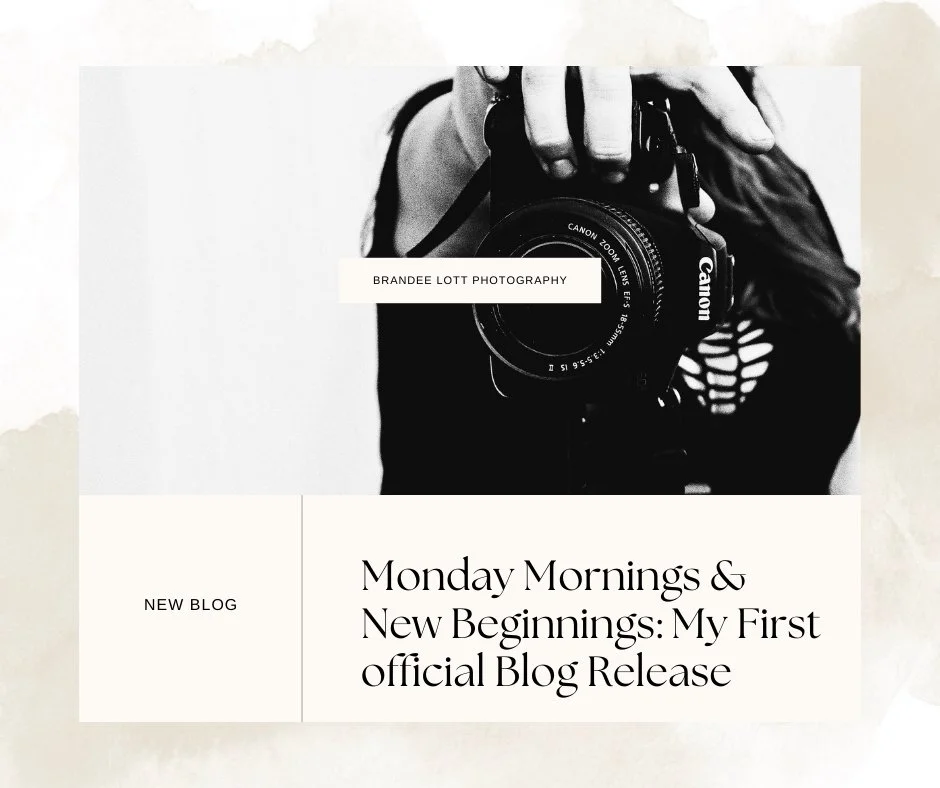 Monday Mornings & New Beginnings: My First official Blog Release