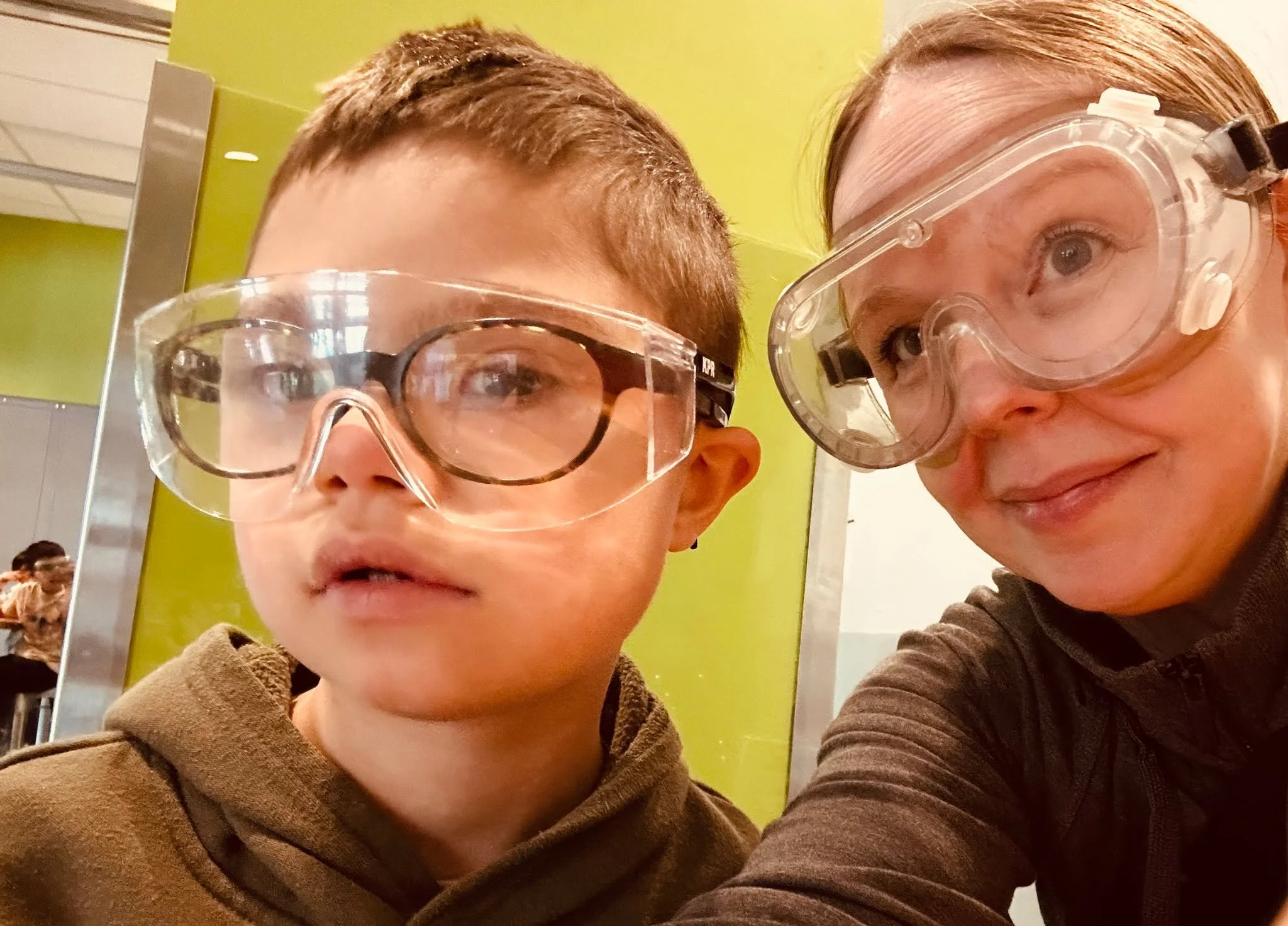 Recent school field trip with Sami and his class to Science World&hellip;who knew he would love the chemistry experiments so much?!
