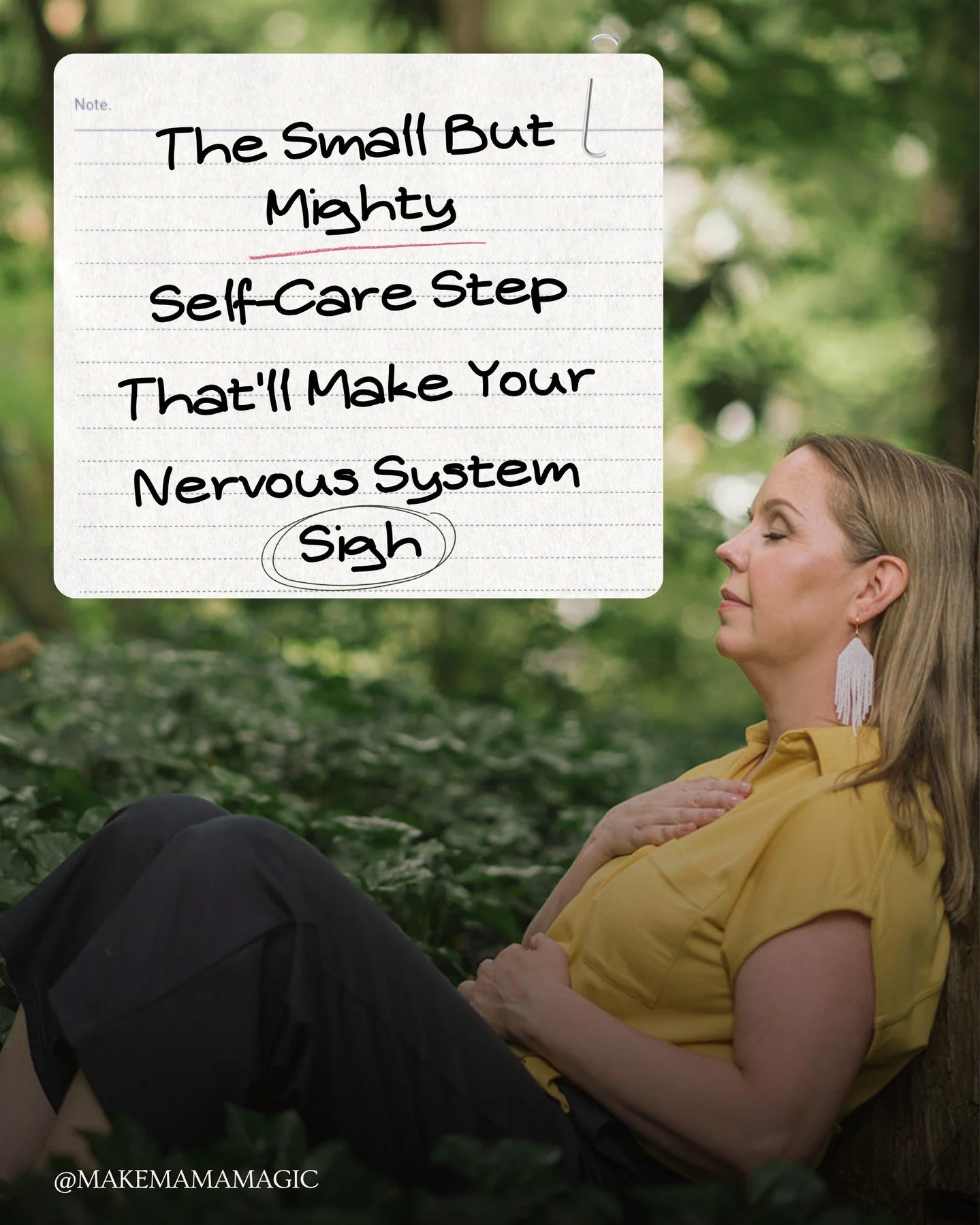 The Small But Mighty Self-Care Step That'll Make Your Nervous System Sigh.

Have you tried this? Let me know how this was for you, or feel free to share your favourite nervous system reset habit in the comments.