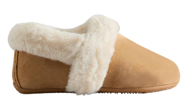 suede letather slipper zara letterflee