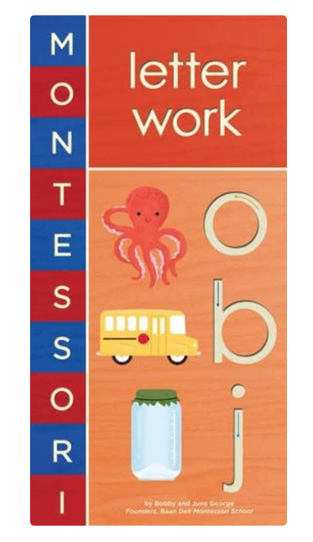 Montessori letter work letterflee