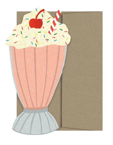 Milkshake card