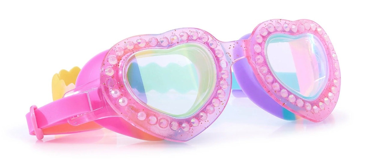 pink fun swim goggles