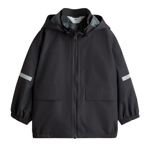 H&M Black jacket letterflee