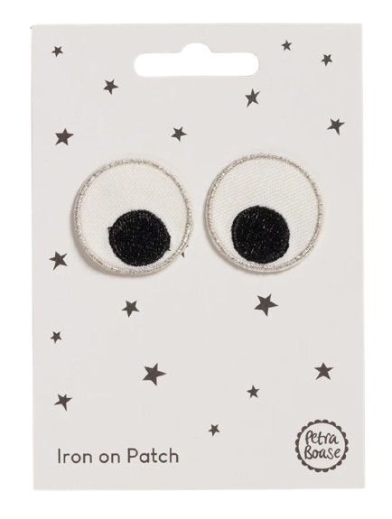 GOOGLY EYE IRN ON PATCH LETTERFLEE
