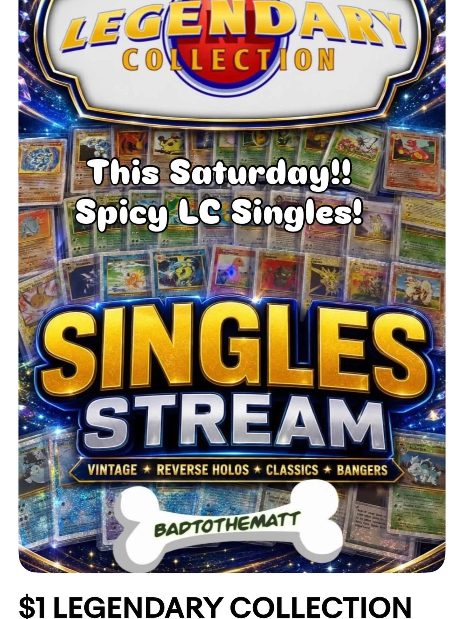 LIve On EBay this Saturday the 13th! https://ebay.io/m/hvD2Ac You do not want to miss this stream!!