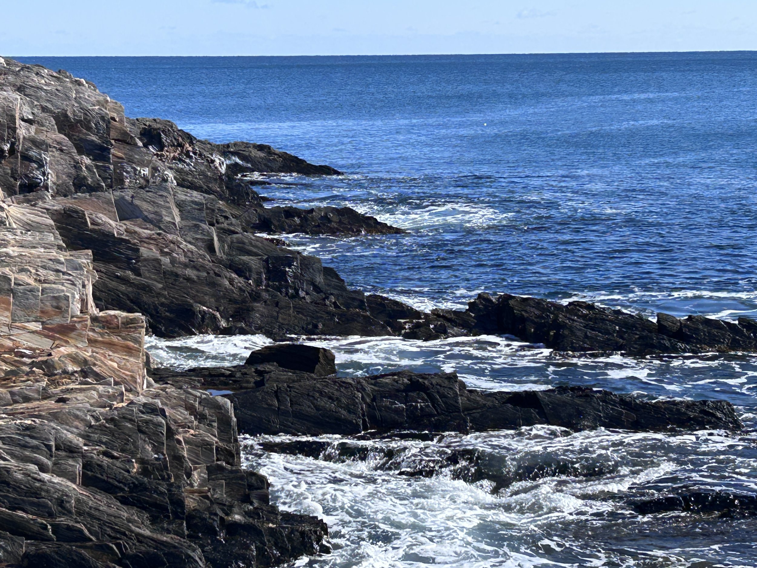 The rocky coast of Maine