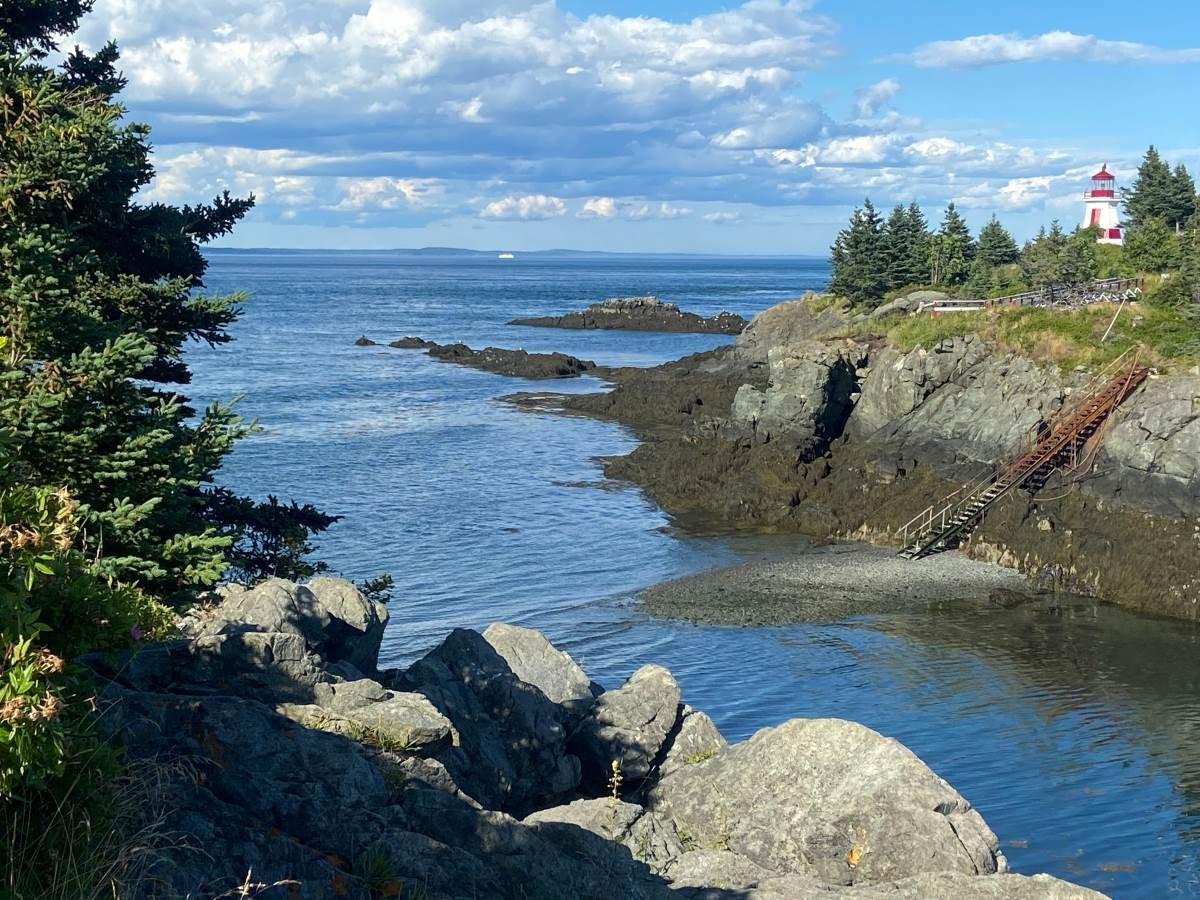 The lighthouse at Campobello Island, looking for whales, Campobello, Canada