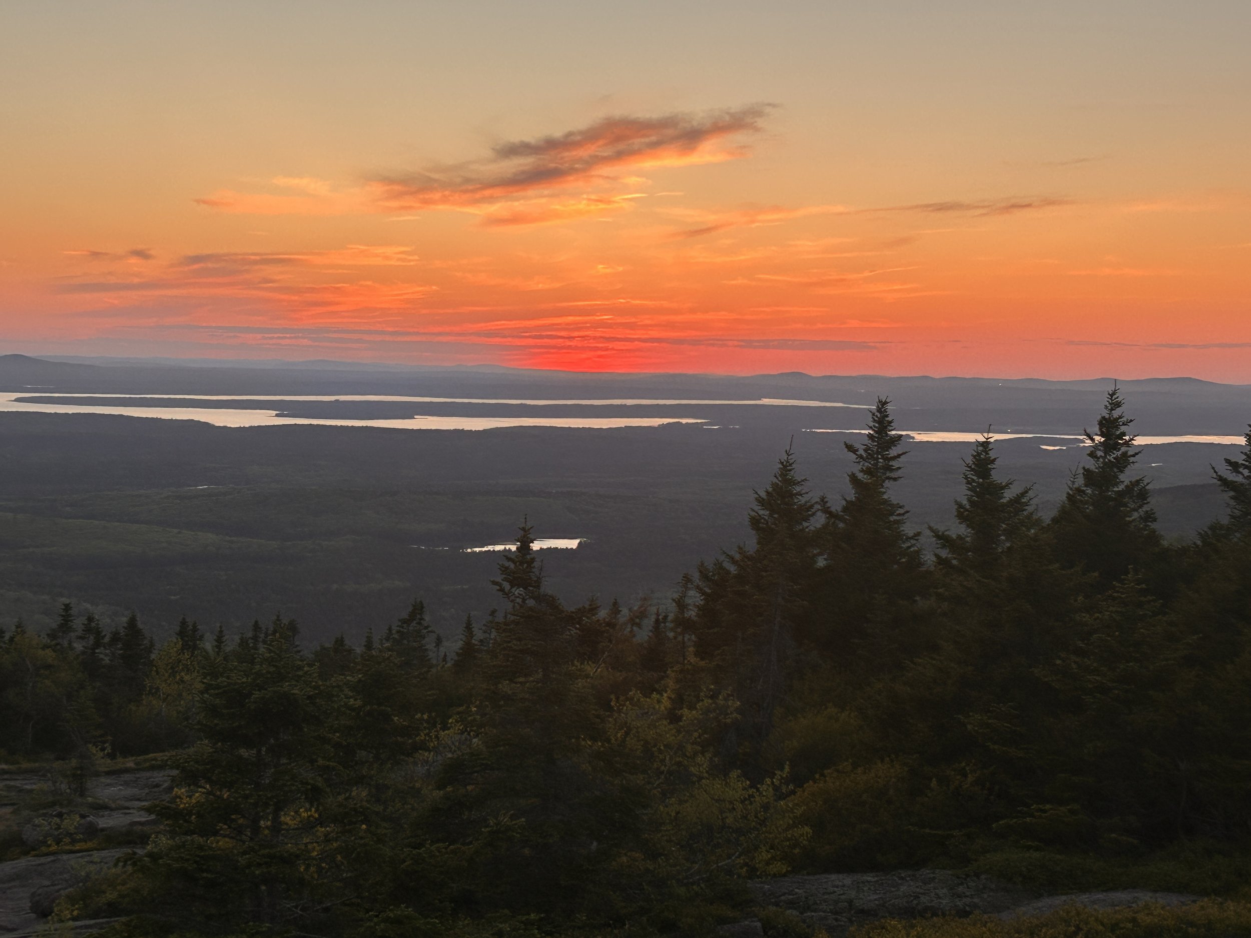 Sunset at Acadia National Park