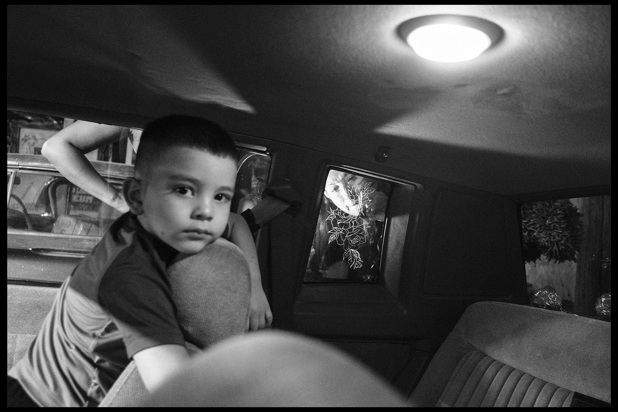 Joan engraving a lowrider