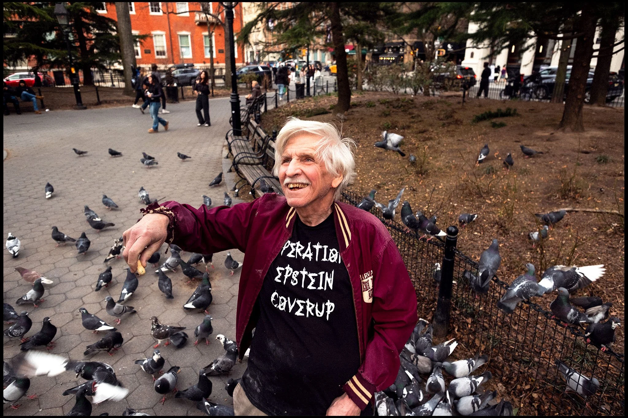 Kelly Waering, squirrel whisperer