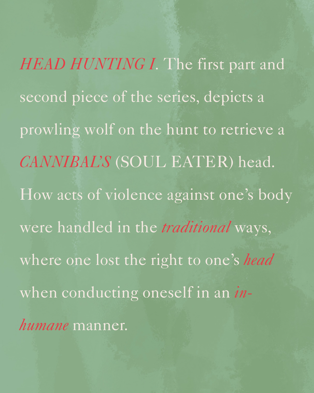 about the piece  