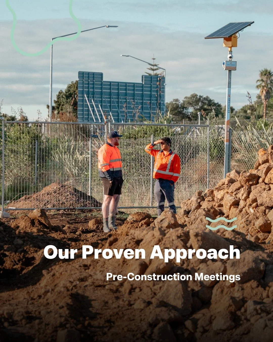 Before anything kicks off on a project, we request a pre-construction meeting with other trades and decision makers who will be working with us. We work through essential points such as access, any overlaps in work, and streamlined sequencing of ever
