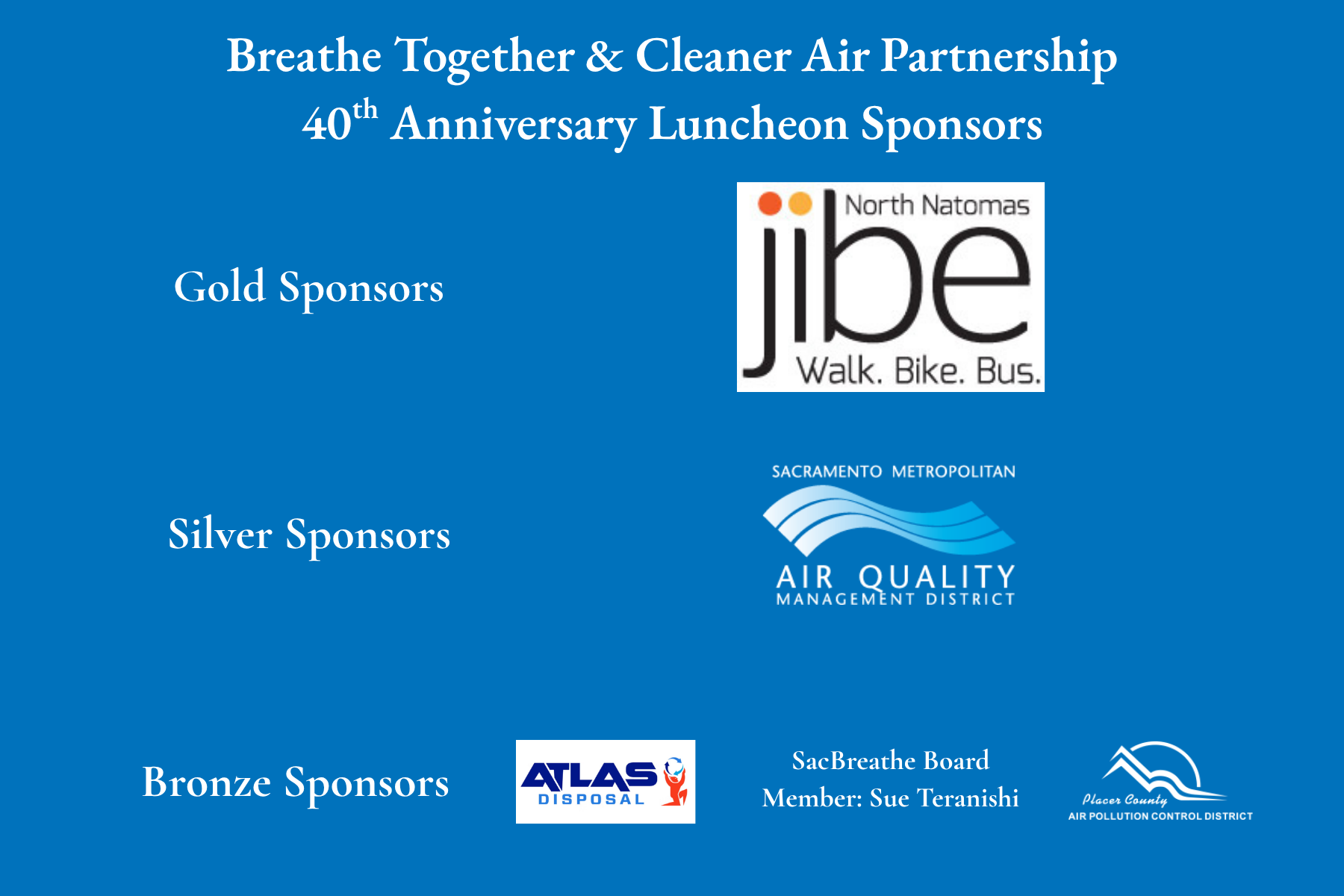 Breathe Together Sponsors