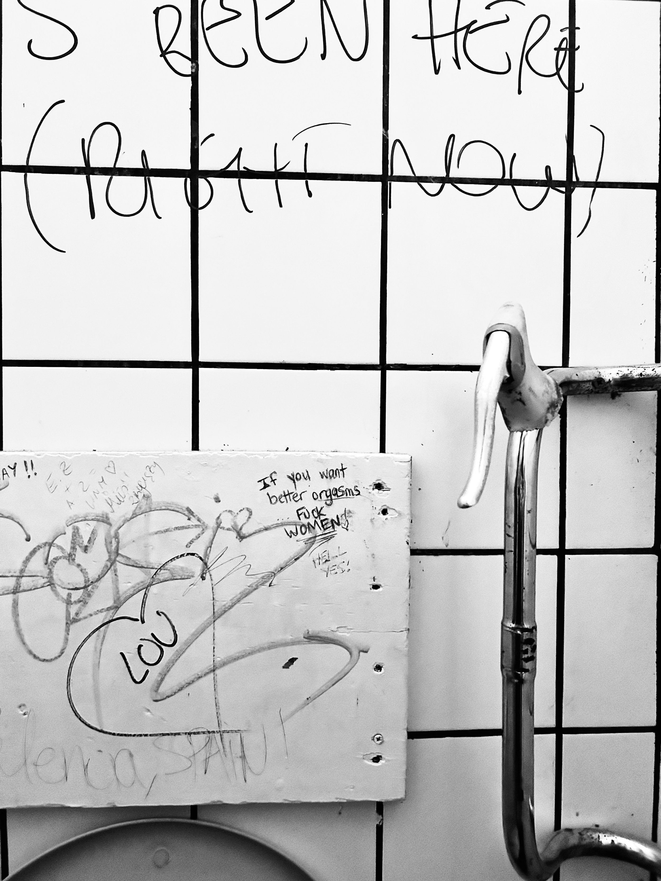 women's toilet, digital camera.